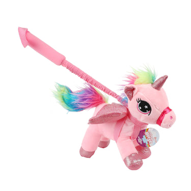 Toi-toys eenhoorn knuffel met loopstok assorti
