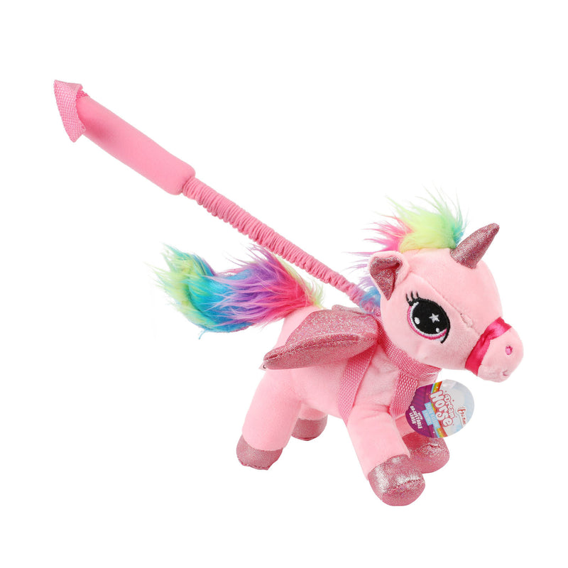 Afbeelding laden in galerijviewer, Toi-toys eenhoorn knuffel met loopstok assorti
