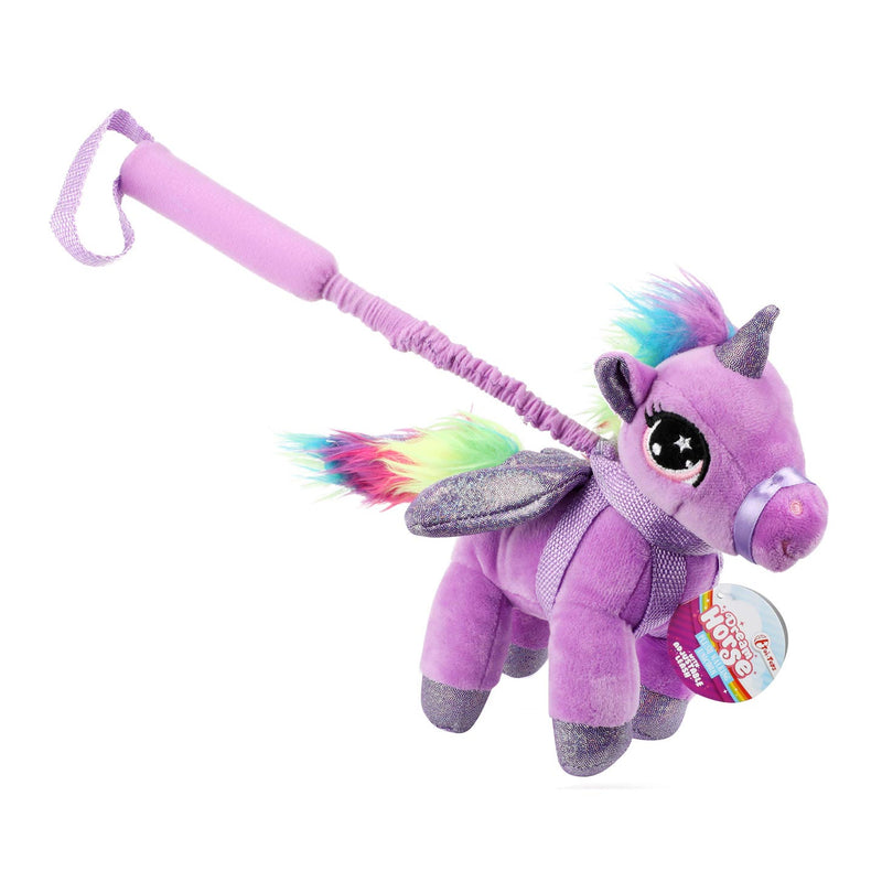 Afbeelding laden in galerijviewer, Toi-toys eenhoorn knuffel met loopstok assorti
