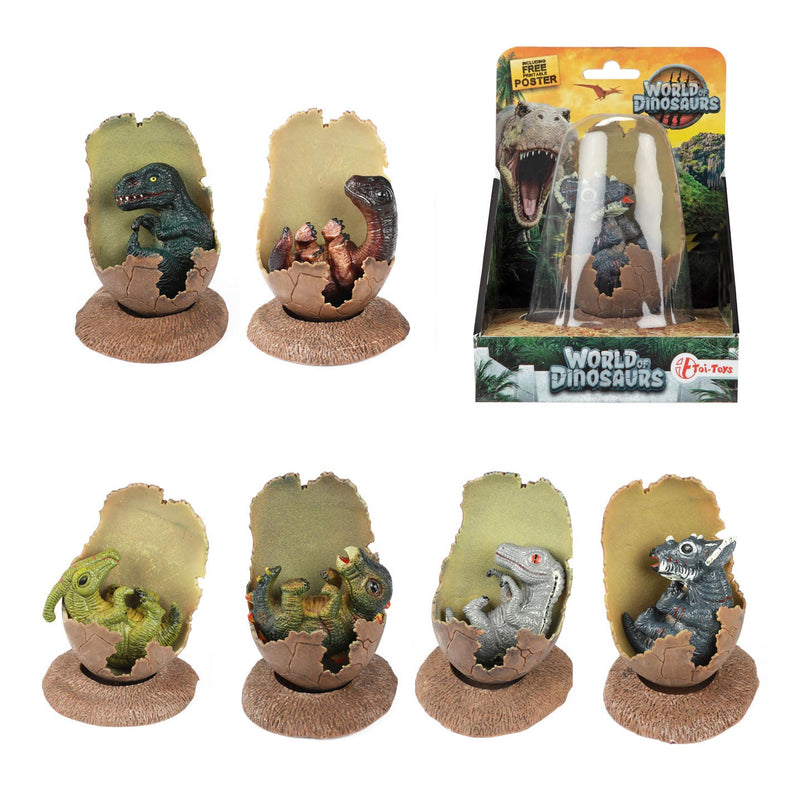 Load image into Gallery viewer, World of dinosaurs babydino in gebroken ei
