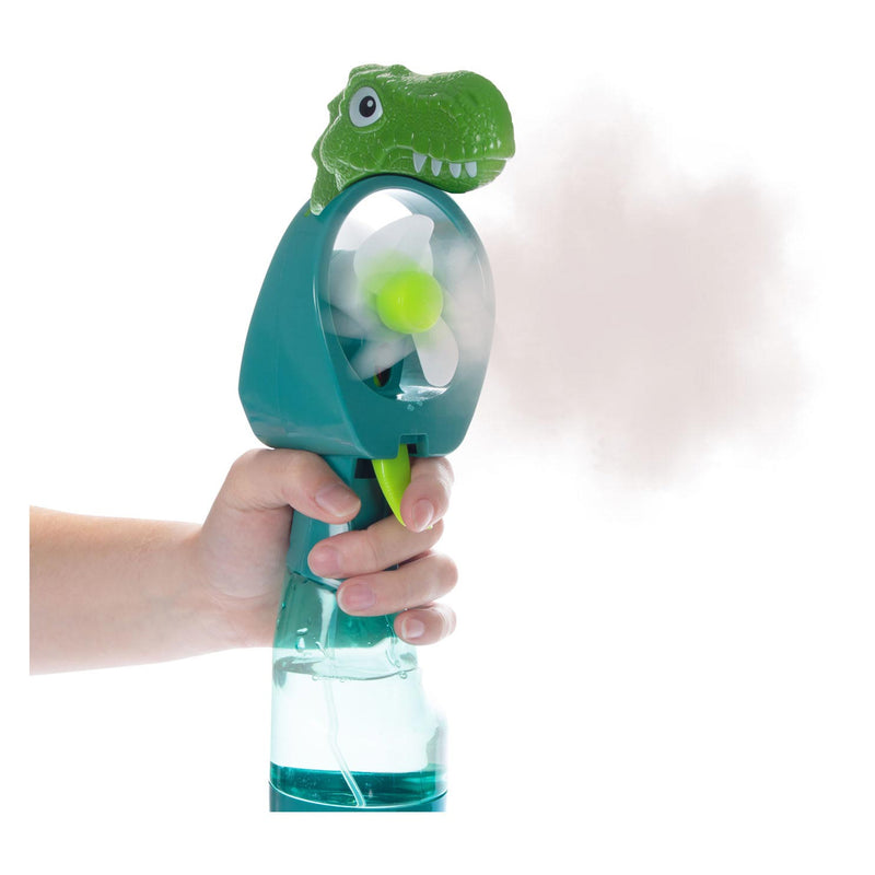 Load image into Gallery viewer, World of dinosaurs handventilator en sproeier dino
