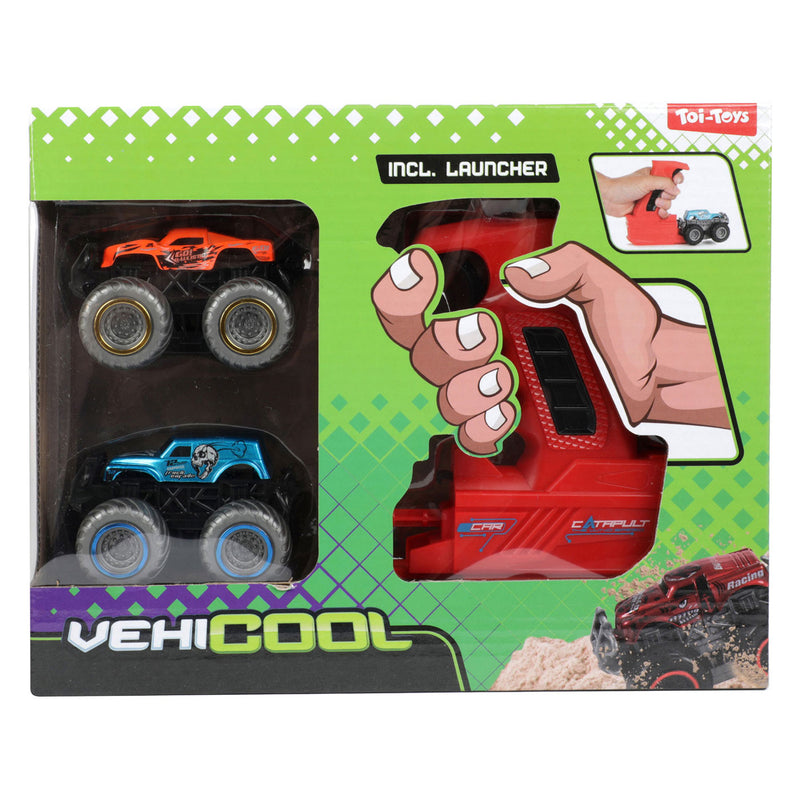 Load image into Gallery viewer, Toi-toys vehicool monster trucks met afschieter
