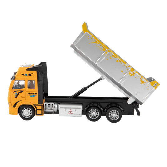 Toi-toys kiepwagen oranje 12 cm