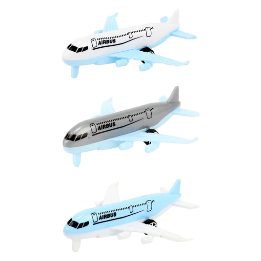 Toi-toys vehicool airbus vliegtuigen - 3st.