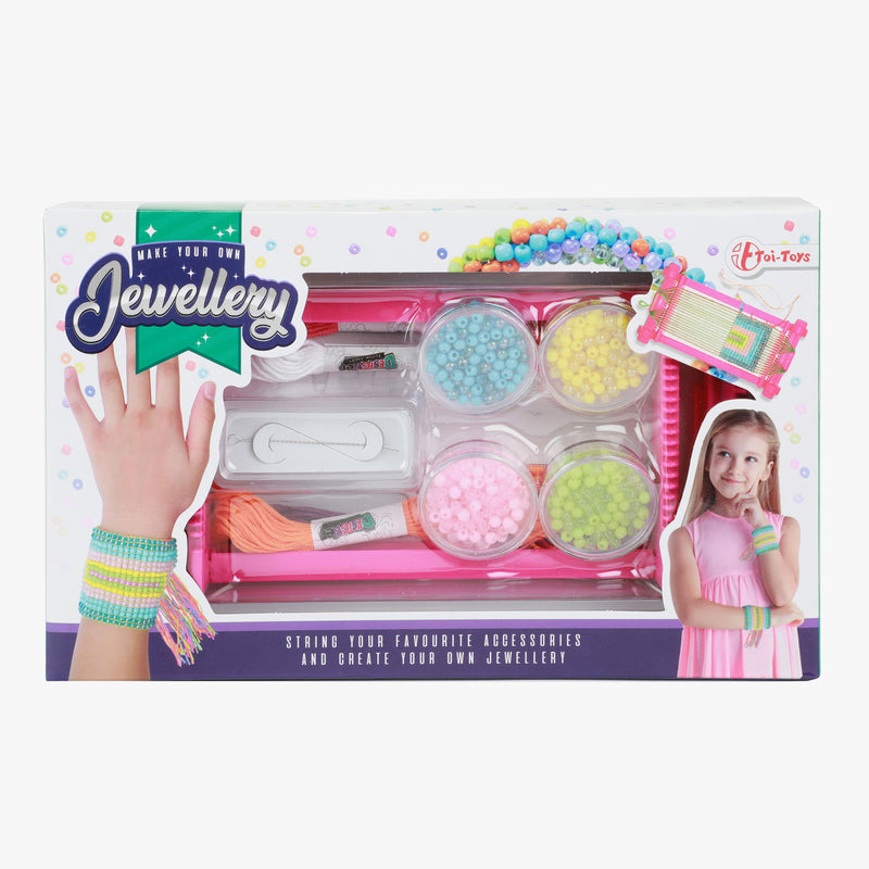 Load image into Gallery viewer, Toi-toys weefgetouw met garen en kralenset
