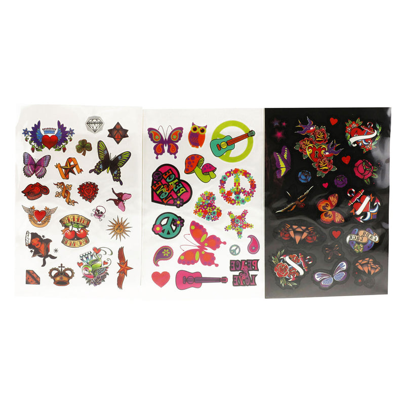 Load image into Gallery viewer, Toi-Toys Tattoostickers met Glow in the Dark
