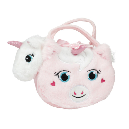 Toi-toys toi toys dream horse pluche eenhoorn in eenhoorntas 10x27x25cm