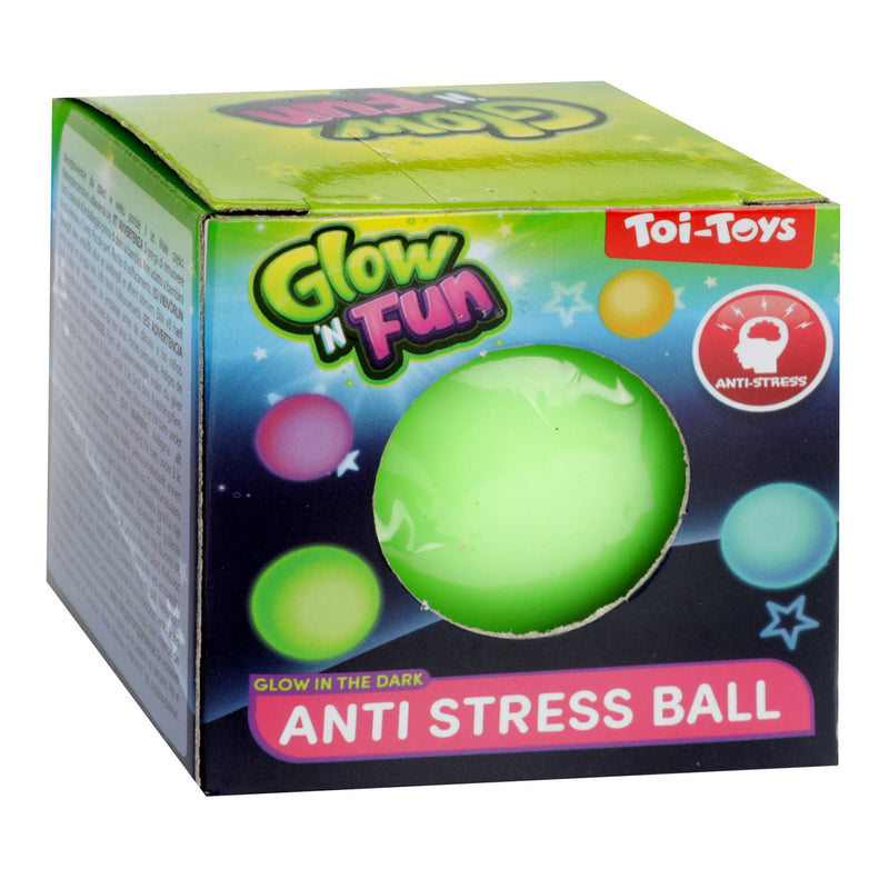 Load image into Gallery viewer, Toi-toys glow n fun anti stressbal glow in the dark

