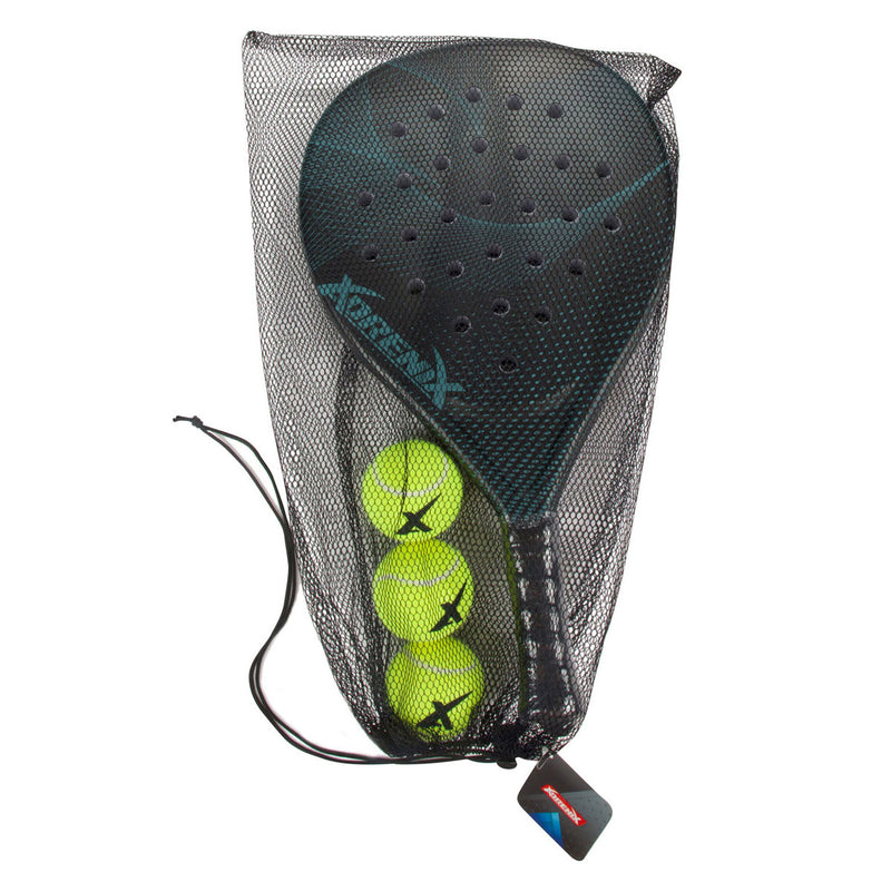 Load image into Gallery viewer, Adrenix padelset racket met 3 ballen - groen
