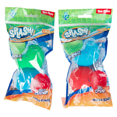 Toi-toys toi toys splash waterballon herbruikbaar en zelfsluitend pak a 2