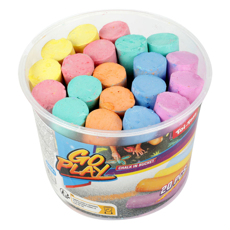 Load image into Gallery viewer, Toi-Toys Stoepkrijt in Emmer, 20st.
