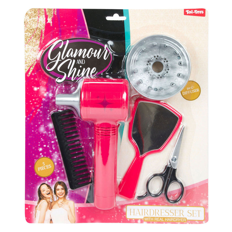 Chargez l'image dans la visionneuse de la galerie, Toi-toys glamour shine kapperset met fohn diffuser
