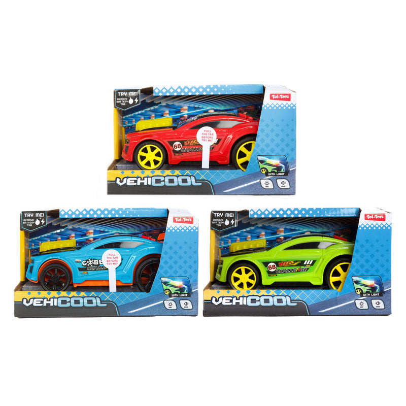 Load image into Gallery viewer, Toi-toys vehicool rally auto met licht en geluid
