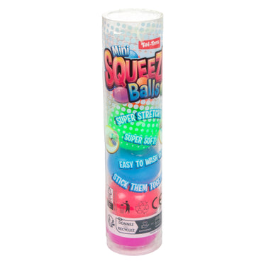 Toi-toys toi toys fun mini knijpballen stickeezz set a 5 stuks