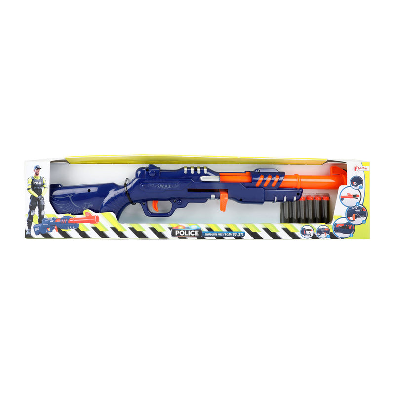 Afbeelding laden in galerijviewer, Toi-toys politie geweer blauw met 6 foampijlen
