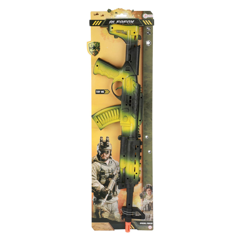 Load image into Gallery viewer, Toi-toys alfafox ratelgeweer ak47 zwart groen
