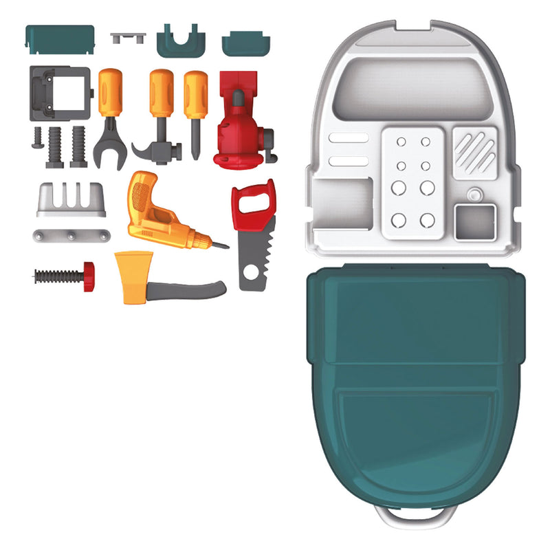 Load image into Gallery viewer, Toi-toys power tools gereedschapsset in rugzak
