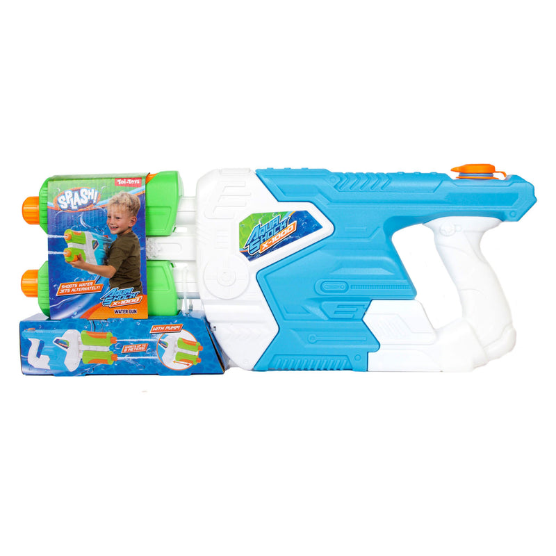 Load image into Gallery viewer, Splash waterpistool aqua shock x1000 - 1700ml tank - met pomp - 2 waterstralen - waterspeelgoed
