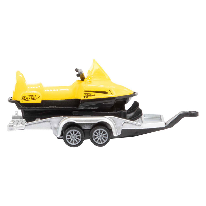 Load image into Gallery viewer, Toi-toys toi toys camper met sneeuwscooter 23cm
