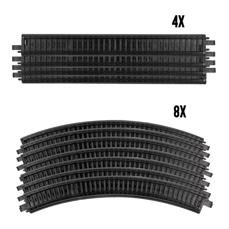 Afbeelding laden in galerijviewer, Toi-toys treinset elektrische high speed rails, 15dlg.
