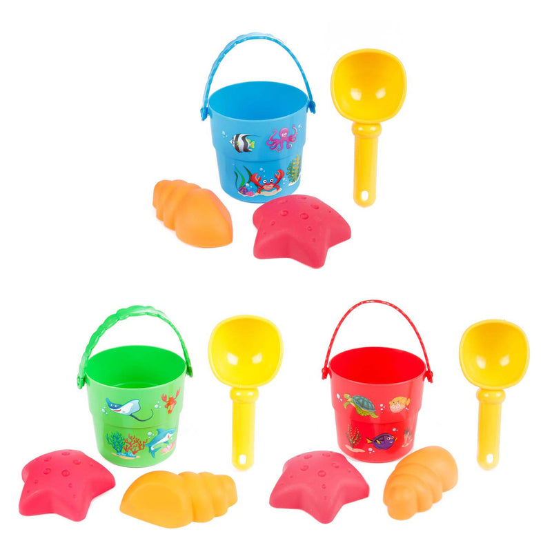 Load image into Gallery viewer, Toi-toys play out mini strandset emmer schepje en vormen, 4dlg.
