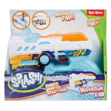 Toi-toys toi toys splash waterpistool quick fill x60 3 assorti