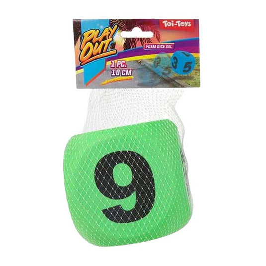 Toi-toys toi toys foam dobbelsteen xxl 10cm