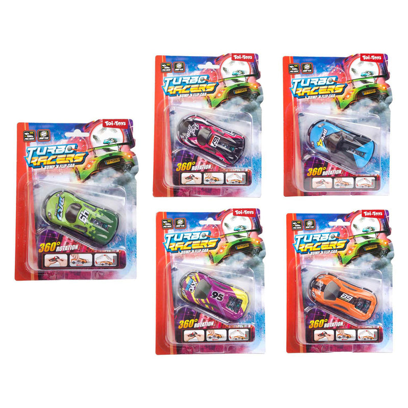 Load image into Gallery viewer, Toi-toys turbo racers stunt auto bump n flip
