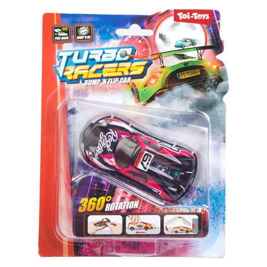 Toi-toys turbo racers stunt auto bump n flip