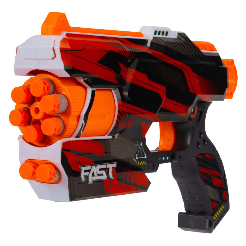 Load image into Gallery viewer, Toi-toys foam strikex afschietpistool six-shot cyclone met 12 foampijlen
