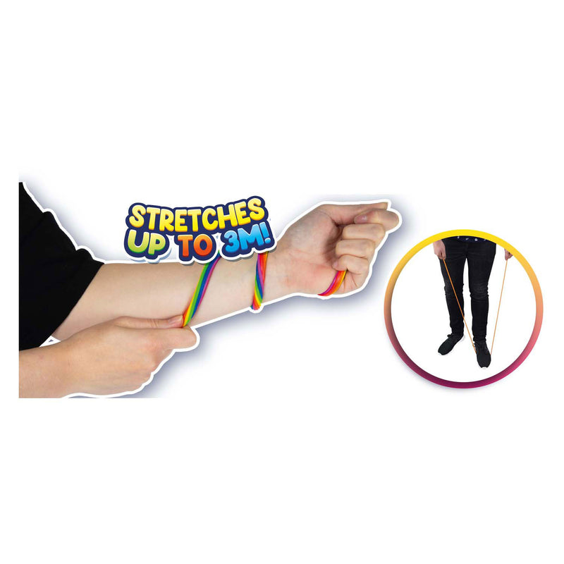 Load image into Gallery viewer, Toi-toys super rekbaar touw rainbow 2 stuks
