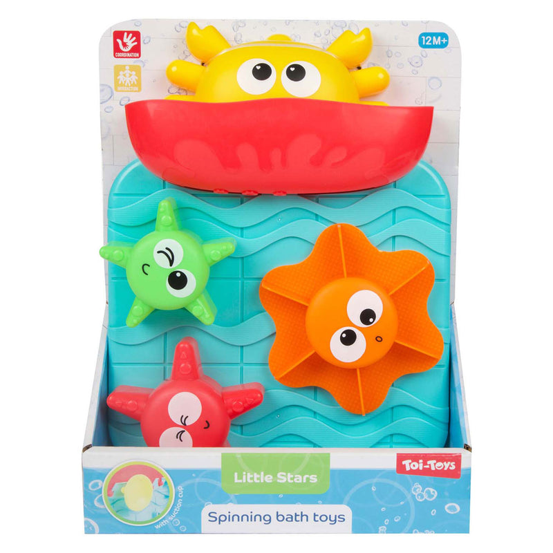 Afbeelding laden in galerijviewer, Toi-toys little stars badspeelgoed watermolen krab
