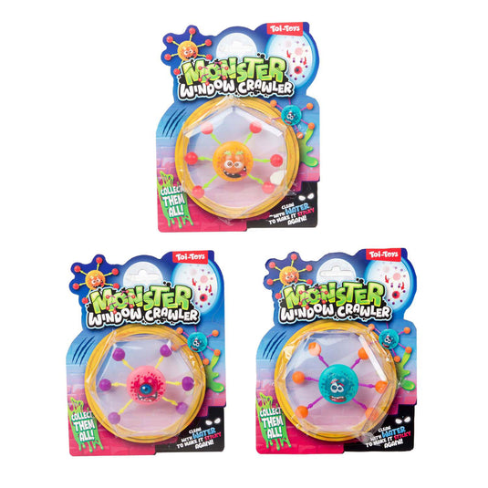 Toi-toys fun raamkruiper monster