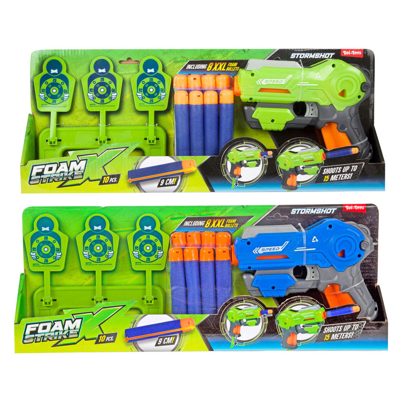 Chargez l'image dans la visionneuse de la galerie, Toi-toys foam strikex pistool met xl foampijlen en target - 10dlg.
