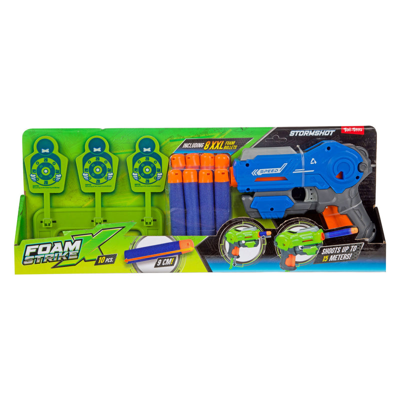 Chargez l'image dans la visionneuse de la galerie, Toi-toys foam strikex pistool met xl foampijlen en target - 10dlg.
