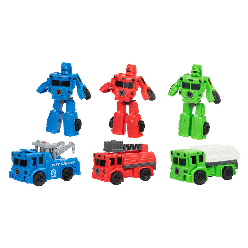 Laden Sie das Bild in Galerie -Viewer, Toi-toys roboforces mini truck - 2in1
