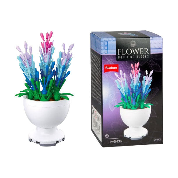 ギャラリービューアに画像をロードする, Sluban bouwstenen bloemen bouwset kleurrijk speelgoed voor kinderen.
