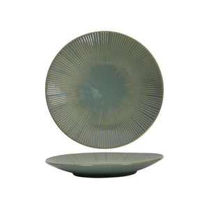 Dinerbord lines ocean blauw groen ø28cm