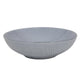 Diep bord woven textiel grijs ø18x5,5cm