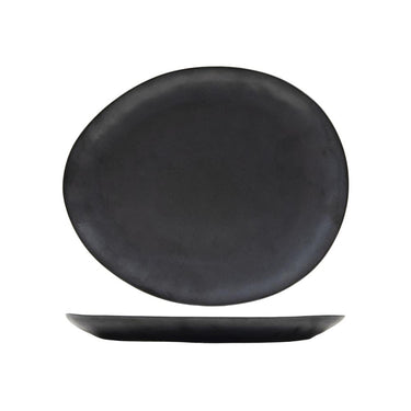 Svenska living dinerbord ovaal manhattan 28,2x24cm doos a 6 stuks antraciet