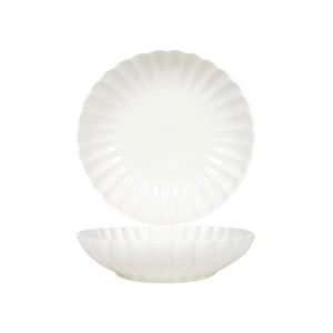 Svenska living diepbord ø20cm flower off white doos a 6 stuks