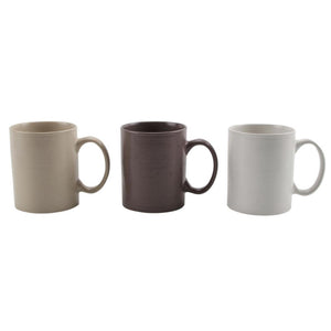 Imperial kitchen koffiemok ø8.2x9.8cm aarde tint 320ml doos a 6 stuks