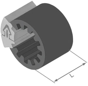 Herth+buss speciale bevestiging clipfixbasic clipfix spacer h+b inner-d=8,5mm,l=30mm