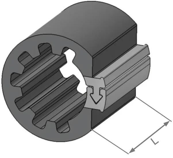 Load image into Gallery viewer, Herth+buss spezialbefestigung clipfixcycle clipfix spacer h+b inner-d=16.9mm,l=30mm
