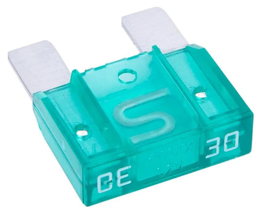 Dresselhaus flachstecksicherung maxi flat fuse maxi 30a 1 piece light green