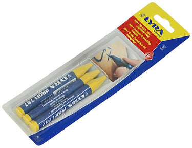 Lyra 1052115 - markeerkrijt 3st ø12x120mm geel | 5 stuks