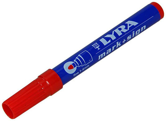 Lyra 1010974 - onuitwisb.stift fijn rood 112 | 10 stuks