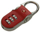 Yale 1018560 - hangslot tsa clip-on rood 1st standard security | 6 stuks