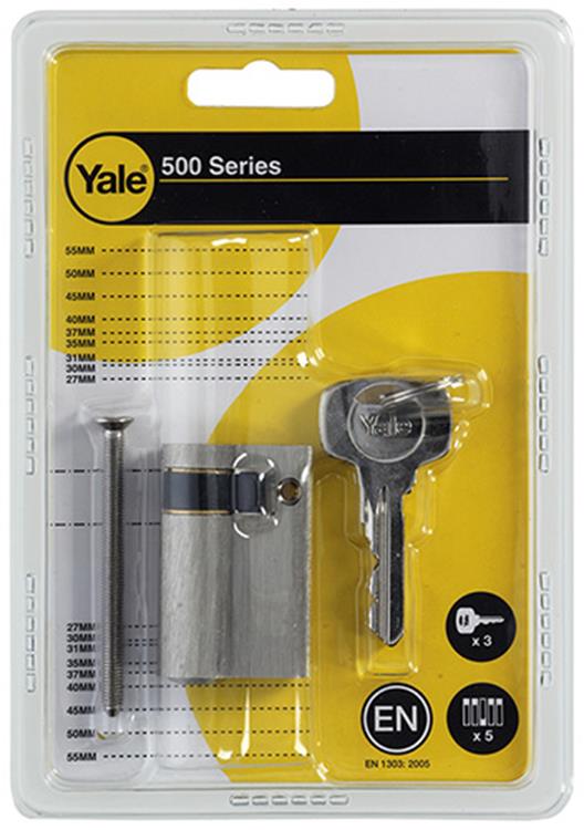 Chargez l'image dans la visionneuse de la galerie, Yale 1006525 - halve profielcilinder 0500 mv 50mm(10 40) | 5 stuks
