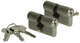 Yale 1006531 - set 2 profielcilinders 500 mv 60mm(30 30) | 5 stuks